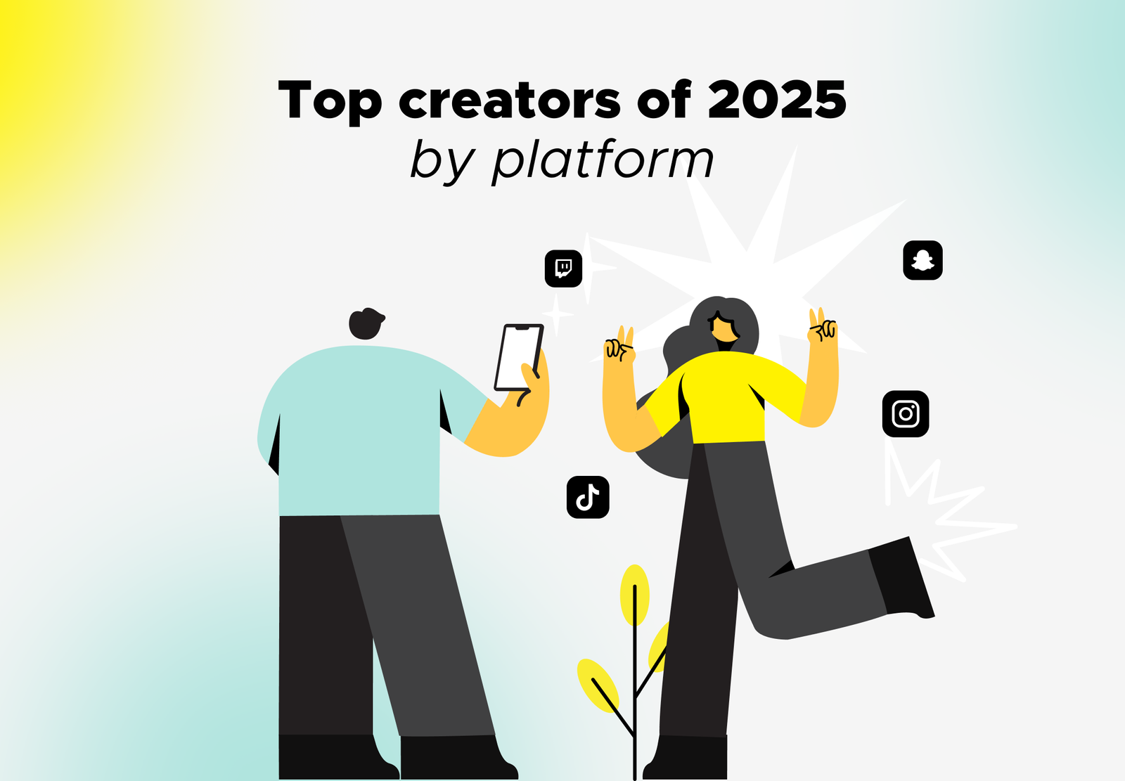 Top 5 creators of 2025
